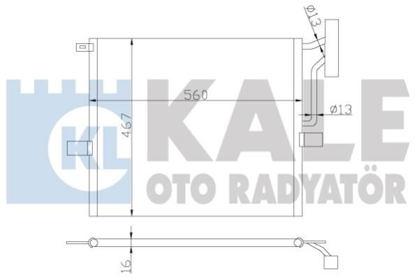 Kale Oto Radiator 384800 Радіатор кондиціонера (Конденсатор) 384800: Купити у Польщі - Добра ціна на 2407.PL!