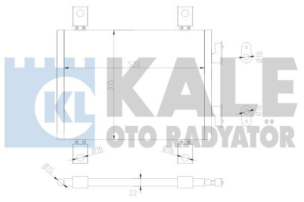 Kale Oto Radiator 377600 Cooler Module 377600: Buy near me in Poland at 2407.PL - Good price!