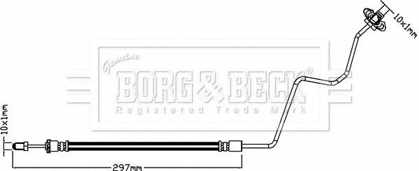 Borg & beck BBH8320 Brake Hose BBH8320: Buy near me in Poland at 2407.PL - Good price!