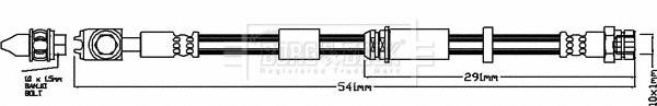 Borg & beck BBH7957 Тормозной шланг BBH7957: Отличная цена - Купить в Польше на 2407.PL!