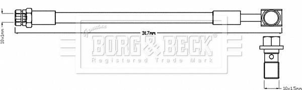 Borg & beck BBH8505 Brake Hose BBH8505: Buy near me in Poland at 2407.PL - Good price!