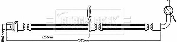 Borg & beck BBH8203 Bremsschlauch BBH8203: Kaufen Sie zu einem guten Preis in Polen bei 2407.PL!