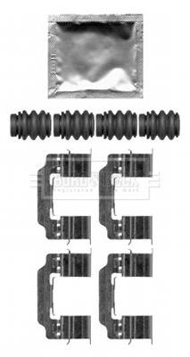 Borg & beck BBK1607 Комплект монтажний гальмівних колодок BBK1607: Приваблива ціна - Купити у Польщі на 2407.PL!