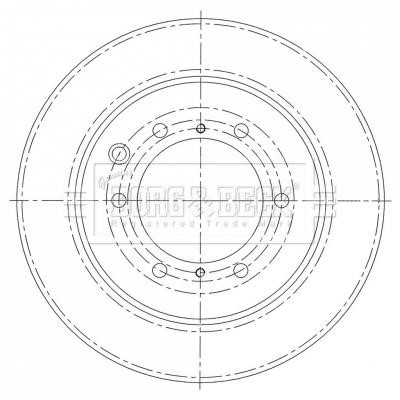 Borg & beck BBD6008S Wentylowana tarcza hamulcowa z tyłu BBD6008S: Dobra cena w Polsce na 2407.PL - Kup Teraz!