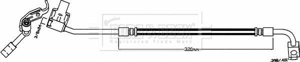 Borg & beck BBH8099 Тормозной шланг BBH8099: Отличная цена - Купить в Польше на 2407.PL!