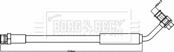 Borg & beck BBH8381 Brake Hose BBH8381: Buy near me in Poland at 2407.PL - Good price!