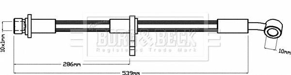 Borg & beck BBH8163 Bremsschlauch BBH8163: Kaufen Sie zu einem guten Preis in Polen bei 2407.PL!