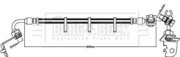 Borg & beck BBH8640 Brake Hose BBH8640: Buy near me at 2407.PL in Poland at an Affordable price!