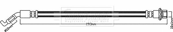 Borg & beck BBH7951 Brake Hose BBH7951: Buy near me at 2407.PL in Poland at an Affordable price!