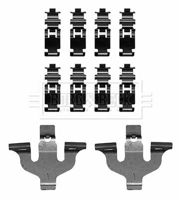 Borg & beck BBK1633 Zestaw montażowy klocków hamulcowych BBK1633: Dobra cena w Polsce na 2407.PL - Kup Teraz!