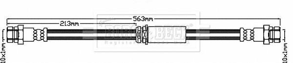 Borg & beck BBH8052 Bremsschlauch BBH8052: Kaufen Sie zu einem guten Preis in Polen bei 2407.PL!