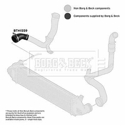 Borg & beck BTH1559 Патрубок турбокомпресора BTH1559: Приваблива ціна - Купити у Польщі на 2407.PL!