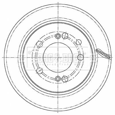 Borg & beck BBD5474 Тормозной диск задний вентилируемый BBD5474: Отличная цена - Купить в Польше на 2407.PL!