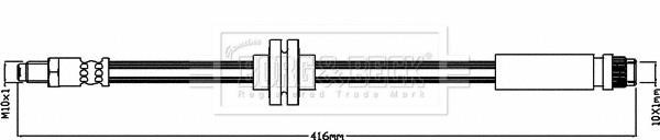 Borg & beck BBH8569 Brake Hose BBH8569: Buy near me in Poland at 2407.PL - Good price!