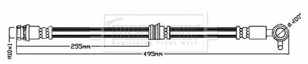 Borg & beck BBH8698 Bremsschlauch BBH8698: Kaufen Sie zu einem guten Preis in Polen bei 2407.PL!