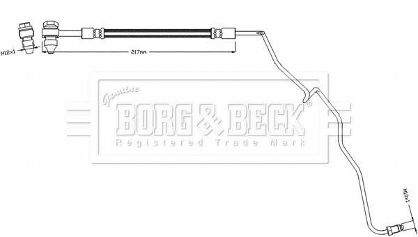Borg & beck BBH8503 Przewód hamulcowy elastyczny BBH8503: Dobra cena w Polsce na 2407.PL - Kup Teraz!