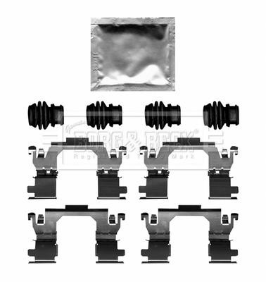 Borg & beck BBK1658 Zestaw montażowy klocków hamulcowych BBK1658: Dobra cena w Polsce na 2407.PL - Kup Teraz!