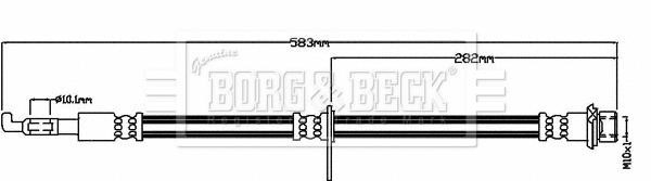 Borg & beck BBH8484 Przewód hamulcowy elastyczny BBH8484: Dobra cena w Polsce na 2407.PL - Kup Teraz!