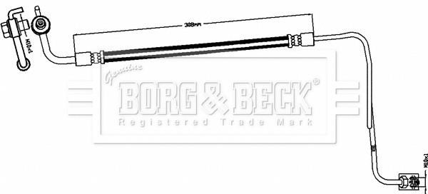 Borg & beck BBH8497 Brake Hose BBH8497: Buy near me in Poland at 2407.PL - Good price!