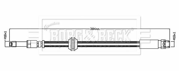 Borg & beck BBH8838 Brake Hose BBH8838: Buy near me at 2407.PL in Poland at an Affordable price!