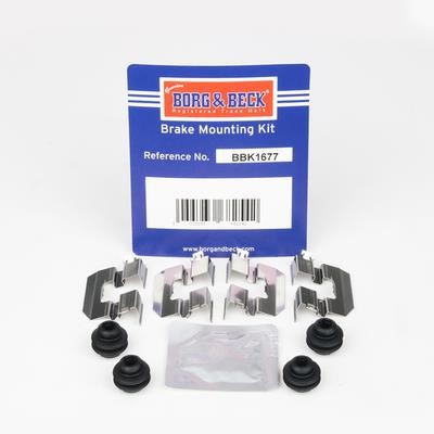 Borg & beck BBK1677 Mounting kit brake pads BBK1677: Buy near me in Poland at 2407.PL - Good price!