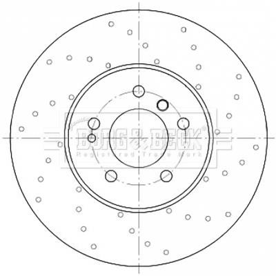 Borg & beck BBD6078S Диск гальмівний задній вентильований BBD6078S: Купити у Польщі - Добра ціна на 2407.PL!