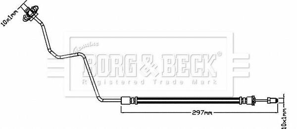 Borg & beck BBH8319 Brake Hose BBH8319: Buy near me at 2407.PL in Poland at an Affordable price!