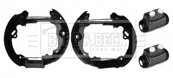 Borg & beck BBS1045K Brake shoe set BBS1045K: Buy near me in Poland at 2407.PL - Good price!