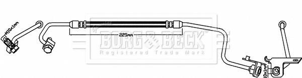 Borg & beck BBH8634 Brake Hose BBH8634: Buy near me in Poland at 2407.PL - Good price!