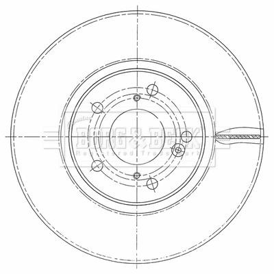 Borg & beck BBD5463 Тормозной диск передний вентилируемый BBD5463: Отличная цена - Купить в Польше на 2407.PL!