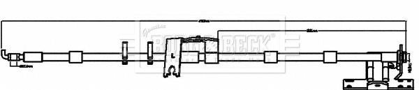 Borg & beck BBH8509 Тормозной шланг BBH8509: Отличная цена - Купить в Польше на 2407.PL!