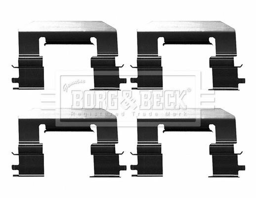 Borg & beck BBK1625 Mounting kit brake pads BBK1625: Buy near me in Poland at 2407.PL - Good price!