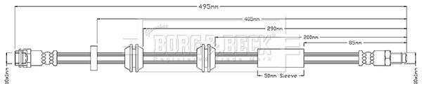 Borg & beck BBH8681 Brake Hose BBH8681: Buy near me at 2407.PL in Poland at an Affordable price!