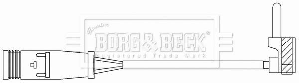 Borg & beck BWL3165 Warnkontakt, Bremsbelagverschleiß BWL3165: Kaufen Sie zu einem guten Preis in Polen bei 2407.PL!