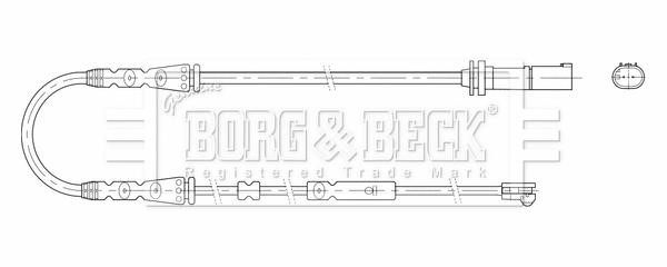 Borg & beck BWL3209 Warning contact, brake pad wear BWL3209: Buy near me in Poland at 2407.PL - Good price!