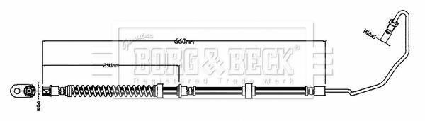 Borg & beck BBH8802 Brake Hose BBH8802: Buy near me in Poland at 2407.PL - Good price!