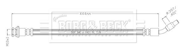 Borg & beck BBH8908 Bremsschlauch BBH8908: Kaufen Sie zu einem guten Preis in Polen bei 2407.PL!