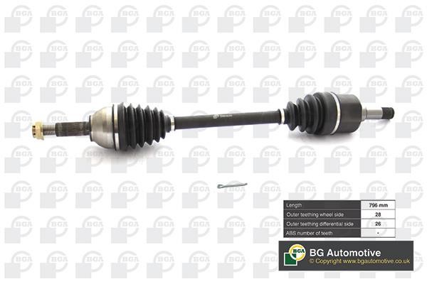 BGA DS2353L Drive shaft DS2353L: Buy near me in Poland at 2407.PL - Good price!