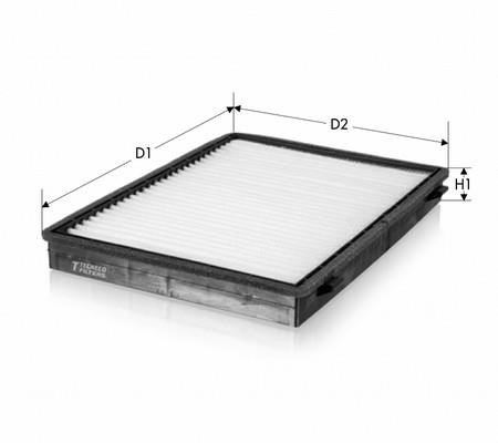 Tecneco CK2516 Filtr kabinowy CK2516: Atrakcyjna cena w Polsce na 2407.PL - Zamów teraz!