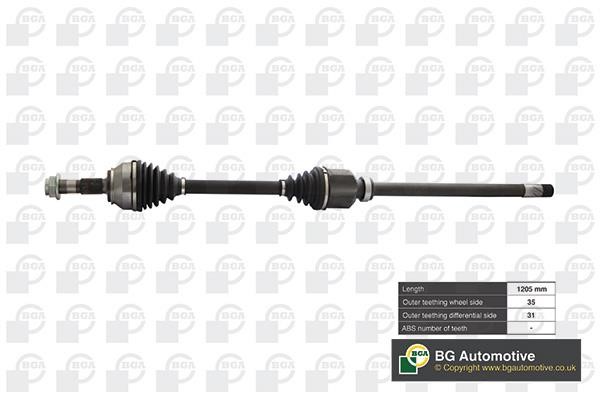 BGA DS6738R Drive shaft DS6738R: Buy near me in Poland at 2407.PL - Good price!
