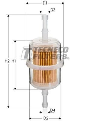 Tecneco BN501 Fuel filter BN501: Buy near me in Poland at 2407.PL - Good price!