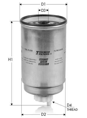 Tecneco GS0296 Fuel filter GS0296: Buy near me in Poland at 2407.PL - Good price!