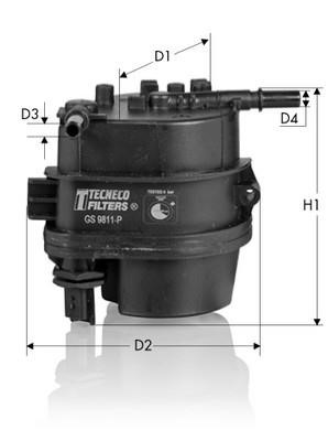 Tecneco GS9811-P Топливный фильтр GS9811P: Отличная цена - Купить в Польше на 2407.PL!