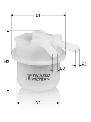 Tecneco IN6436 Топливный фильтр IN6436: Отличная цена - Купить в Польше на 2407.PL!