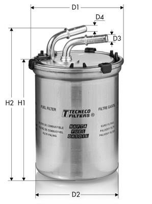Tecneco GS10100 Fuel filter GS10100: Buy near me in Poland at 2407.PL - Good price!
