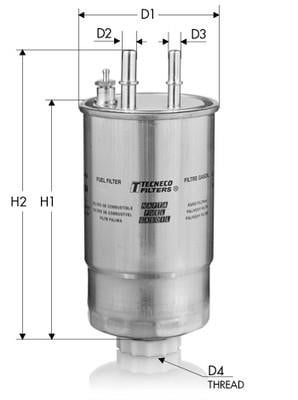 Tecneco GS24/01 Fuel filter GS2401: Buy near me in Poland at 2407.PL - Good price!
