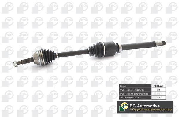BGA DS2342R Drive shaft DS2342R: Buy near me in Poland at 2407.PL - Good price!