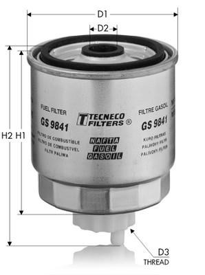 Tecneco GS9841 Топливный фильтр GS9841: Купить в Польше - Отличная цена на 2407.PL!