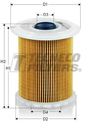 Tecneco GS0451 Fuel filter GS0451: Buy near me in Poland at 2407.PL - Good price!