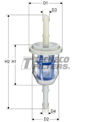 Tecneco BN500 Kraftstofffilter BN500: Bestellen Sie in Polen zu einem guten Preis bei 2407.PL!